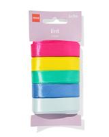 HEMA Lint 3m satijn confetti - 5 stuks