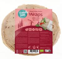 Terrasana Piadina wraps tarwe en haver bio Terrasana Piadina wraps tarwe en haver bio