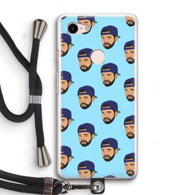 Drake Away: Pixel 3 Transparant Hoesje met koord