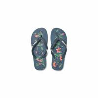 Heren Slippers Jack & Jones FWLOGO PALM PRINT 12230642 Marineblauw - Maat: 42-43