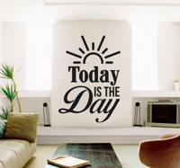 Tekst sticker today is the day - thumbnail