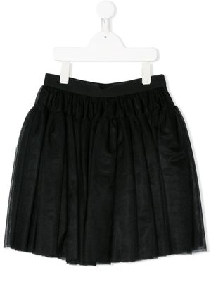 Dolce & Gabbana Kids minijupe à fronces - Noir