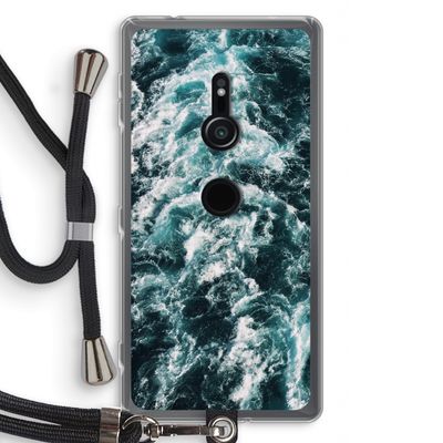 Zee golf: Sony Xperia XZ2 Transparant Hoesje met koord