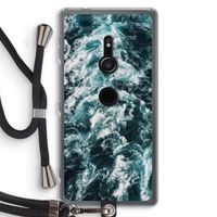 Zee golf: Sony Xperia XZ2 Transparant Hoesje met koord