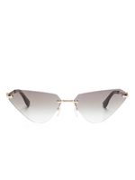 DSQUARED2 EYEWEAR lunettes de soleil Hype à monture papillon - Or