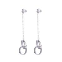 Kalli Hang Oorbellen Rondje en 2 Ringen Zilver