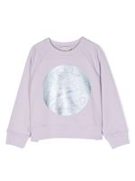 Stella McCartney Kids sweat en coton à logo imprimé - Violet - thumbnail