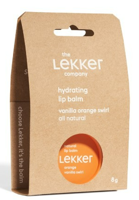Lekker Natural Orange Vanilla Swirl Lipbalsem