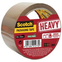 Verpakkingstape Scotch Heavy 50mmx50m bruin