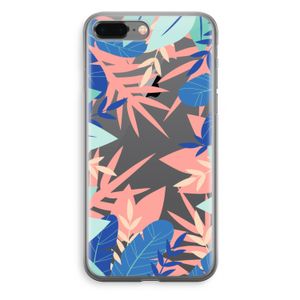 Tropisch: iPhone 8 Plus Transparant Hoesje