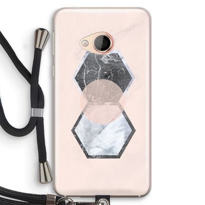 Creatieve toets: HTC U Play Transparant Hoesje met koord