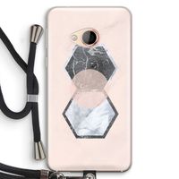Creatieve toets: HTC U Play Transparant Hoesje met koord