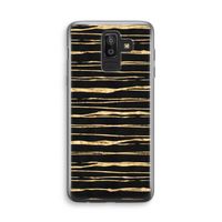Gouden strepen: Samsung Galaxy J8 (2018) Transparant Hoesje