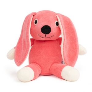 natureZOO knuffeldier konijn velours 18 cm roze natureZOO knuffeldier konijn velours 18 cm roze