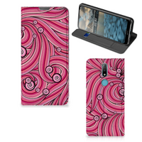 Nokia 2.4 Bookcase Swirl Pink - thumbnail