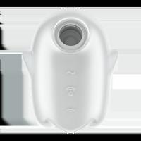 Satisfyer Glowing Ghost - Glow in the Dark - Dubbele Air Pulse Vibrator - Wit - thumbnail