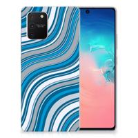 Samsung Galaxy S10 Lite | TPU bumper | Waves Blue