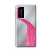 Paarse stroom: Huawei P40 Transparant Hoesje Paarse stroom: Huawei P40 Transparant Hoesje