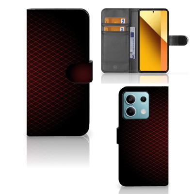 Xiaomi Redmi Note 13 5G | Telefoon Hoesje | Geruit Rood