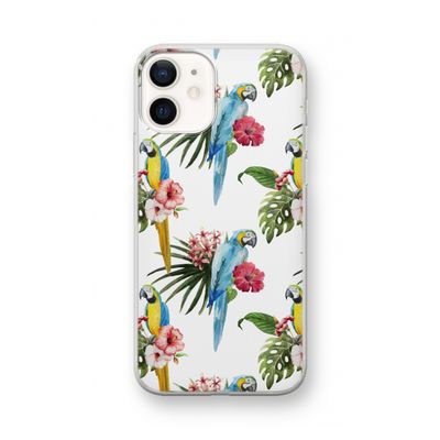 Kleurrijke papegaaien: iPhone 12 mini Transparant Hoesje