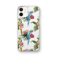 Kleurrijke papegaaien: iPhone 12 mini Transparant Hoesje