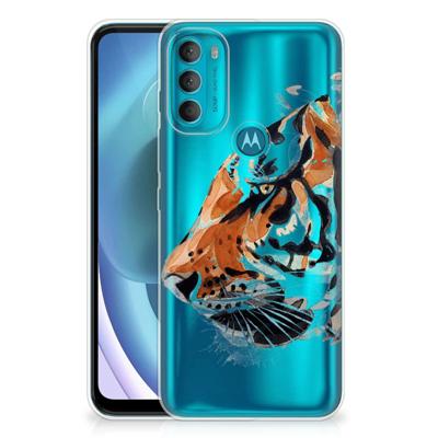 Smartphone hoesje Motorola Moto G71 5G Watercolor Tiger