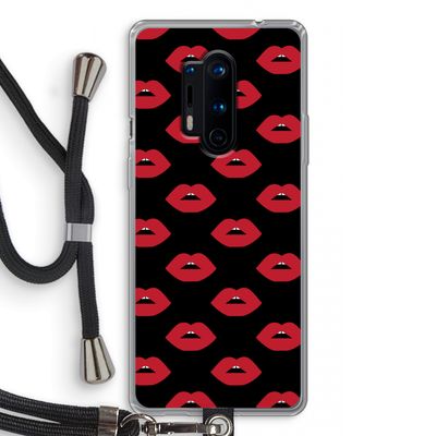 Lips: OnePlus 8 Pro Transparant Hoesje met koord