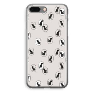 Miauw: iPhone 8 Plus Transparant Hoesje