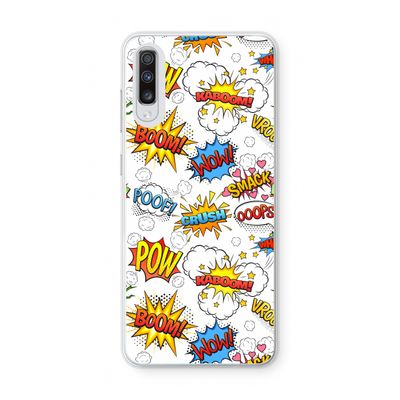 Pow Smack: Samsung Galaxy A70 Transparant Hoesje