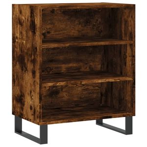 vidaXL Dressoir 57x35x70 cm bewerkt hout gerookt eikenkleurig