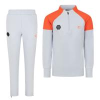 Cruyff Icon Trainingspak 1/4-Zip Kids Grijs Cruyff Icon Trainingspak 1/4-Zip Kids Grijs