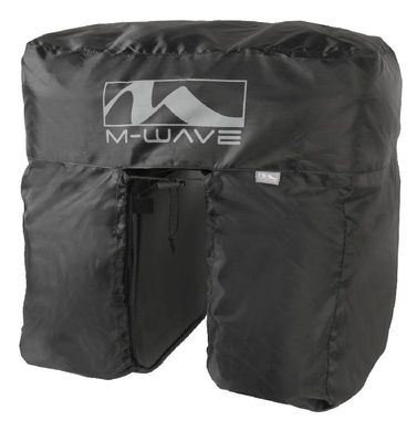 M-Wave regenhoes universeel tbv dubbele fietstas