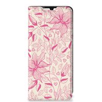 Samsung Galaxy A33 5G Smart Cover Pink Flowers