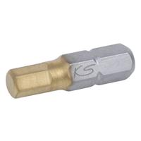 KS Tools 911.3679 Inbus-bit Gereedschapsstaal Titanium gecoat C 6.3 5 stuk(s)