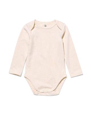 HEMA Baby Romper Met Stretch Beige (beige)