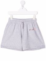 Kenzo Kids short colour block à logo imprimé - Gris