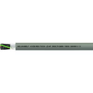 Helukabel 15075-1000 Geleiderkettingkabel JZ-HF 4 G 2.5 mm² Grijs 1000 m