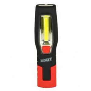 LED zaklamp 3W 200 lumen met batterijen 40-49308
