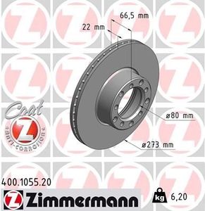 Remschijf Coat Z 400105520