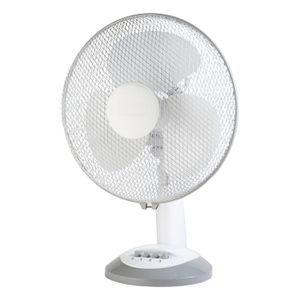 Emerio FN-114202 Tafelventilator 30 cm Wit/Grijs