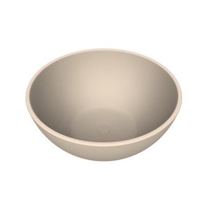 Arcqua Prince waskom - opbouw - rond - 38cm - mat zand WAS554183