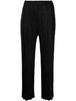 Pleats Please Issey Miyake pantalon droit plissé - Noir