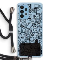 Vexx Black City : Samsung Galaxy A52 Transparant Hoesje met koord