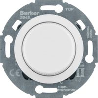 Berker glasserie/palazzo bijpostdimmer voor 1930 universele draaidimmer polarwit