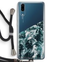 Zee golf: Huawei P20 Transparant Hoesje met koord