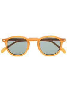 Lesca lunettes de soleil Gab2 à monture ronde - Marron