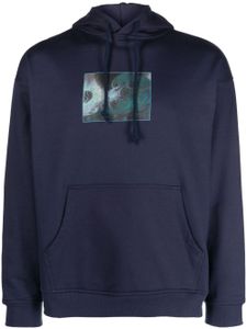 RASSVET hoodie en coton à imprimé graphique - Bleu