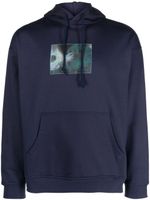 RASSVET hoodie en coton à imprimé graphique - Bleu - thumbnail