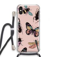 Tiny Bugs: iPhone X Transparant Hoesje met koord