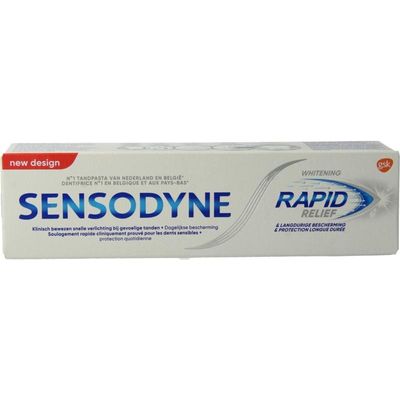 Tandpasta rapid relief whitening